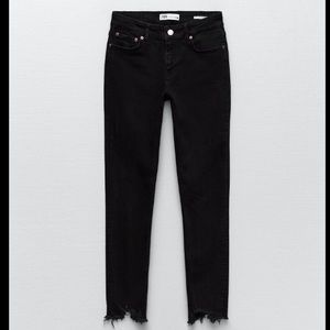Zara ZW the mid waist skinny jeans